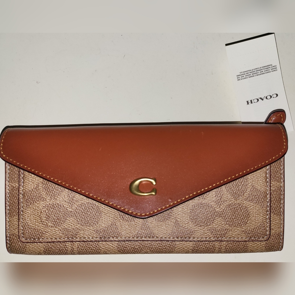 Brown coach wallet